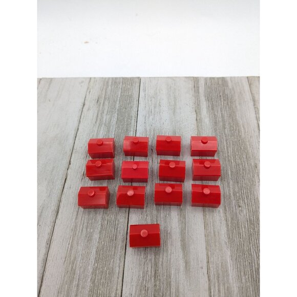 Vintage 1961 Monopoly Game Replacement Motels Houses - Picture 3 of 3